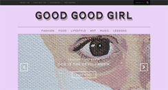 Desktop Screenshot of goodgoodgirl.com